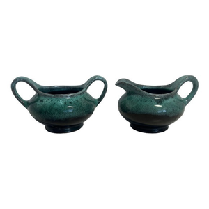 Evangeline Pottery Creamer & Sugar Bowl‎ Made in Canada #903-#904